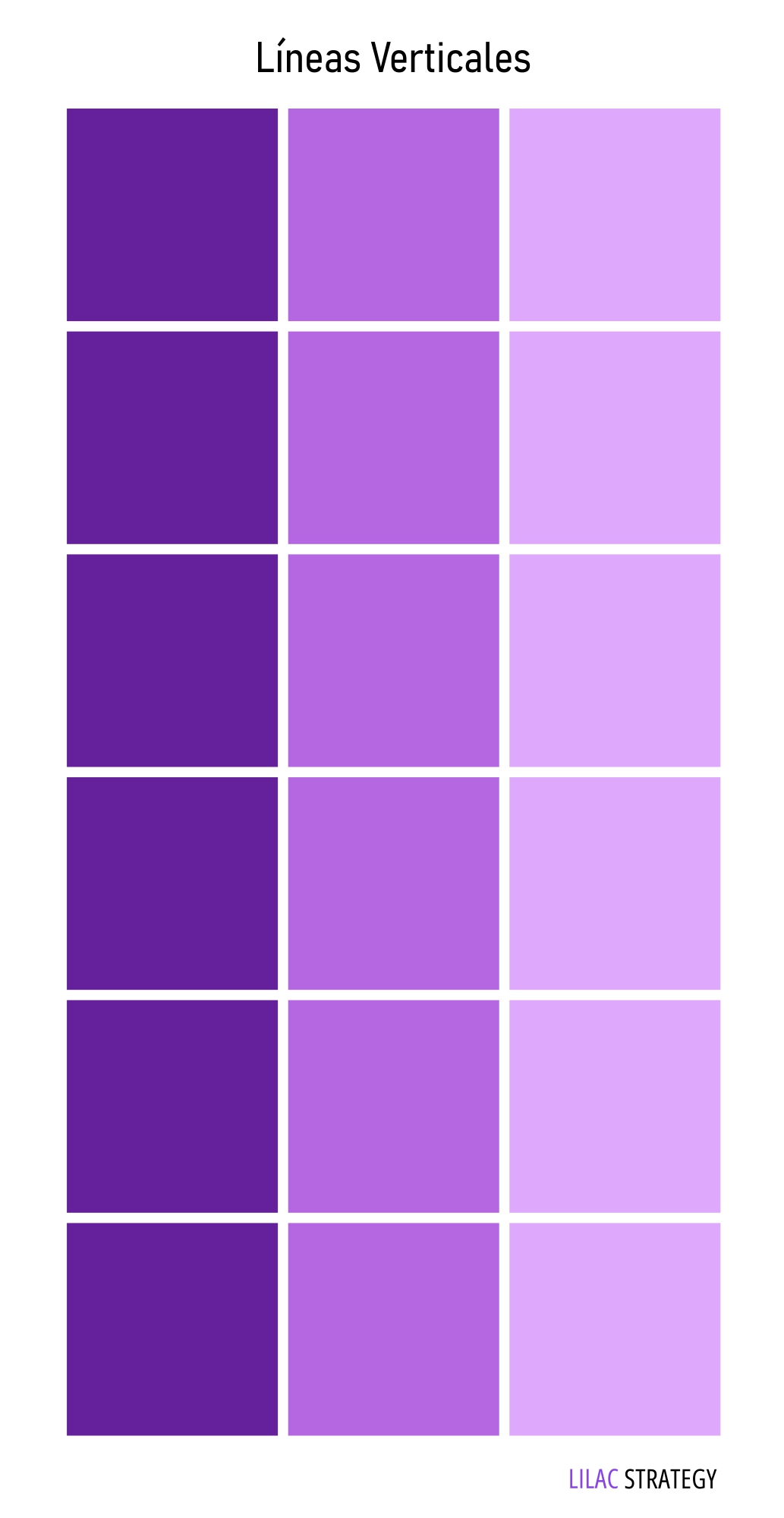 Grilla Tonal para Instagram Líneas Verticales